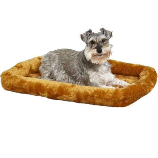 MidWest Homes for Pets 46cm Long Fleece Pet Bed with Comfort Pad Fits 18" Long Dog Crate Easy Care Machine Washable Tumble Dry 40218 White MidWest Homes for Pets 46cm Long Fleece Pet Bed with Comfort Pad Fits 18" Long Dog Crate Easy Care Machine Washable Tumble Dry 40218 White