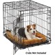 MidWest Homes for Pets 46cm Long Fleece Pet Bed with Comfort Pad Fits 18" Long Dog Crate Easy Care Machine Washable Tumble Dry 40218 White MidWest Homes for Pets 46cm Long Fleece Pet Bed with Comfort Pad Fits 18" Long Dog Crate Easy Care Machine Washable Tumble Dry 40218 White