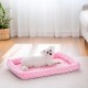 MidWest Homes for Pets 46cm Long Fleece Pet Bed with Comfort Pad Fits 18" Long Dog Crate Easy Care Machine Washable Tumble Dry 40218 White MidWest Homes for Pets 46cm Long Fleece Pet Bed with Comfort Pad Fits 18" Long Dog Crate Easy Care Machine Washable Tumble Dry 40218 White
