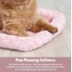 MidWest Homes for Pets 46cm Long Fleece Pet Bed with Comfort Pad Fits 18" Long Dog Crate Easy Care Machine Washable Tumble Dry 40218 White MidWest Homes for Pets 46cm Long Fleece Pet Bed with Comfort Pad Fits 18" Long Dog Crate Easy Care Machine Washable Tumble Dry 40218 White