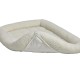 MidWest Homes for Pets 46cm Long Fleece Pet Bed with Comfort Pad Fits 18" Long Dog Crate Easy Care Machine Washable Tumble Dry 40218 White MidWest Homes for Pets 46cm Long Fleece Pet Bed with Comfort Pad Fits 18" Long Dog Crate Easy Care Machine Washable Tumble Dry 40218 White