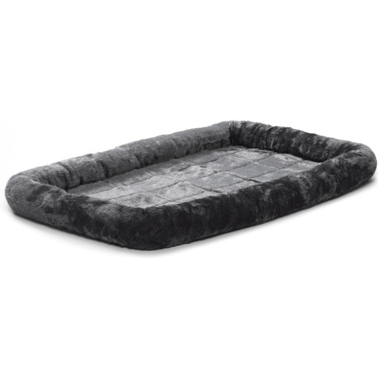 MidWest Homes for Pets 46cm Long Fleece Pet Bed with Comfort Pad Fits 18" Long Dog Crate Easy Care Machine Washable Tumble Dry 40218 White MidWest Homes for Pets 46cm Long Fleece Pet Bed with Comfort Pad Fits 18" Long Dog Crate Easy Care Machine Washable Tumble Dry 40218 White