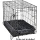 MidWest Homes for Pets 46cm Long Fleece Pet Bed with Comfort Pad Fits 18" Long Dog Crate Easy Care Machine Washable Tumble Dry 40218 White MidWest Homes for Pets 46cm Long Fleece Pet Bed with Comfort Pad Fits 18" Long Dog Crate Easy Care Machine Washable Tumble Dry 40218 White
