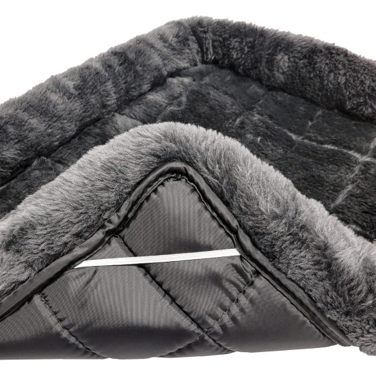 MidWest Homes for Pets 46cm Long Fleece Pet Bed with Comfort Pad Fits 18" Long Dog Crate Easy Care Machine Washable Tumble Dry 40218 White MidWest Homes for Pets 46cm Long Fleece Pet Bed with Comfort Pad Fits 18" Long Dog Crate Easy Care Machine Washable Tumble Dry 40218 White