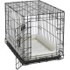 MidWest Homes for Pets 46cm Long Fleece Pet Bed with Comfort Pad Fits 18" Long Dog Crate Easy Care Machine Washable Tumble Dry 40218 White MidWest Homes for Pets 46cm Long Fleece Pet Bed with Comfort Pad Fits 18" Long Dog Crate Easy Care Machine Washable Tumble Dry 40218 White