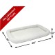 MidWest Homes for Pets 46cm Long Fleece Pet Bed with Comfort Pad Fits 18" Long Dog Crate Easy Care Machine Washable Tumble Dry 40218 White MidWest Homes for Pets 46cm Long Fleece Pet Bed with Comfort Pad Fits 18" Long Dog Crate Easy Care Machine Washable Tumble Dry 40218 White