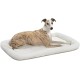 MidWest Homes for Pets 46cm Long Fleece Pet Bed with Comfort Pad Fits 18" Long Dog Crate Easy Care Machine Washable Tumble Dry 40218 White MidWest Homes for Pets 46cm Long Fleece Pet Bed with Comfort Pad Fits 18" Long Dog Crate Easy Care Machine Washable Tumble Dry 40218 White