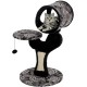 MidWest"Salvador" Cat Tree w/Built-in Sisal Cat Scratching Pad & Cat Look-Out Lounge, Mushroom/Diamond Pattern, Small Cat Tree