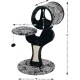 MidWest"Salvador" Cat Tree w/Built-in Sisal Cat Scratching Pad & Cat Look-Out Lounge, Mushroom/Diamond Pattern, Small Cat Tree