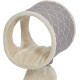 MidWest"Salvador" Cat Tree w/Built-in Sisal Cat Scratching Pad & Cat Look-Out Lounge, Mushroom/Diamond Pattern, Small Cat Tree