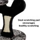 MidWest"Salvador" Cat Tree w/Built-in Sisal Cat Scratching Pad & Cat Look-Out Lounge, Mushroom/Diamond Pattern, Small Cat Tree