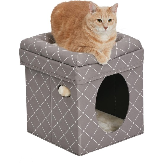 Midwest Curious Cat Cube, Cat House/Cat Condo, small Midwest Curious Cat Cube, Cat House/Cat Condo, small
