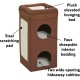 Midwest Curious Cat Cube, Cat House/Cat Condo, small Midwest Curious Cat Cube, Cat House/Cat Condo, small