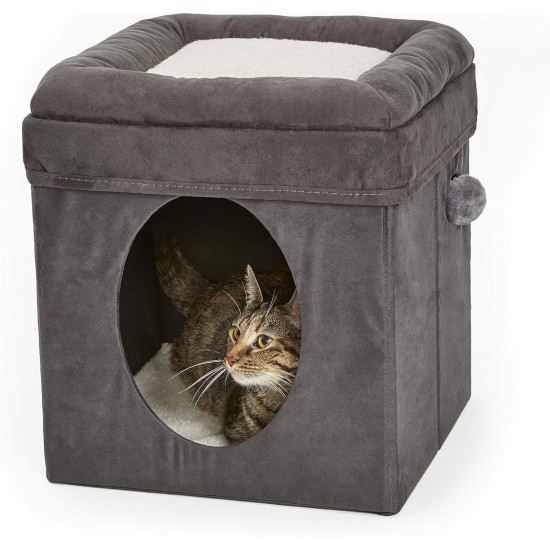 Midwest Curious Cat Cube, Cat House/Cat Condo, small Midwest Curious Cat Cube, Cat House/Cat Condo, small