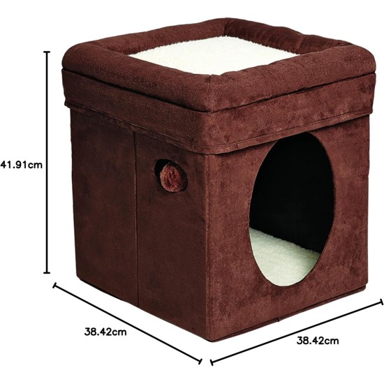 Midwest Curious Cat Cube, Cat House/Cat Condo, small Midwest Curious Cat Cube, Cat House/Cat Condo, small