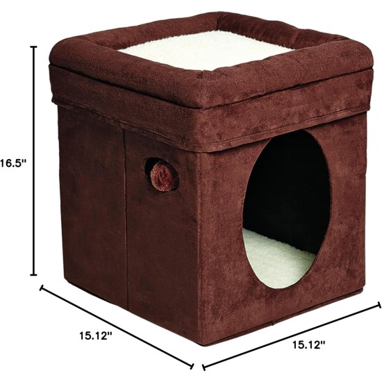 Midwest Curious Cat Cube, Cat House/Cat Condo, small Midwest Curious Cat Cube, Cat House/Cat Condo, small