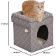 Midwest Curious Cat Cube, Cat House/Cat Condo, small Midwest Curious Cat Cube, Cat House/Cat Condo, small