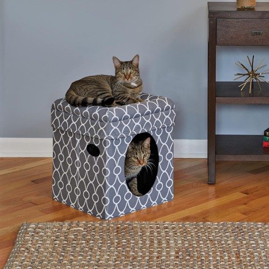 Midwest Curious Cat Cube, Cat House/Cat Condo, small Midwest Curious Cat Cube, Cat House/Cat Condo, small