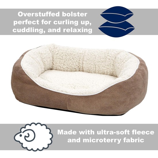 Midwest Homes for Pets Cuddly Dog Bed Taupe Small Midwest Homes for Pets Cuddly Dog Bed Taupe Small