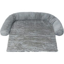 Mikki Dog Cat Puppy Kitten Ultra Soft Grey Faux Fur Calming Blanket Large Mikki Dog Cat Puppy Kitten Ultra Soft Grey Faux Fur Calming Blanket Large