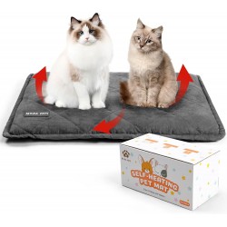 Mora Pets Cat Blanket for Cat Bed Washable and Non-Slip Self-Heating Blanket Cat Self-Warming Heat Blanket Cat Electric Blanket Dog Without Electricity 76 x 52 cm Mora Pets Cat Blanket for Cat Bed Washable and Non-Slip Self-Heating Blanket Cat Self-Warming Heat Blanket Cat Electric Blanket Dog Without Electricity 76 x 52 cm