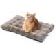 Mora Pets Cat Blanket for Cats, Cat Cushion, Fluffy Cat Bed, Washable and Non-Slip Cat Blanket, Warm Cuddly Blanket for Small, Medium, Large Cats, Grey, 56 x 35.5 cm