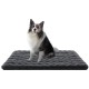 Mora Pets Cat Blanket for Cats, Cat Cushion, Fluffy Cat Bed, Washable and Non-Slip Cat Blanket, Warm Cuddly Blanket for Small, Medium, Large Cats, Grey, 56 x 35.5 cm
