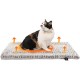 Mora Pets Cat Blanket for Cats, Self-Heating Blanket, Cat Bed, Washable, Self-Warming Heat Blanket, Cat Cushion, Fluffy and Soft, 70 x 46 cm