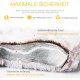 Mora Pets Cat Blanket for Cats, Self-Heating Blanket, Cat Bed, Washable, Self-Warming Heat Blanket, Cat Cushion, Fluffy and Soft, 70 x 46 cm