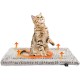 Mora Pets Cat Blanket for Cats, Self-Heating Blanket, Cat Bed, Washable, Self-Warming Heat Blanket, Cat Cushion, Fluffy and Soft, 70 x 46 cm