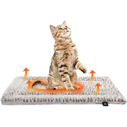 Mora Pets Heat Blanket Cat Self-Heating Blanket Cat Blanket for Cat Electric Blanket Without Electricity, Self-Warming Cat Blanket Fluffy & Soft, Reversible - Double Comfort, 56 x 42 cm Mora Pets Heat Blanket Cat Self-Heating Blanket Cat Blanket for Cat Electric Blanket Without Electricity, Self-Warming Cat Blanket Fluffy & Soft, Reversible - Double Comfort, 56 x 42 cm