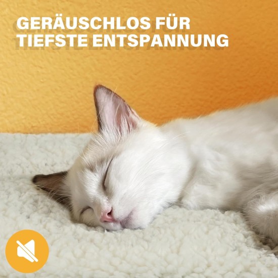 Mora Pets Self-Heating Cat Blanket, Heating Blanket for Cats, Dogs, Heat Blanket, Self-Warming Blanket, Cat Heating Mat, Noiseless Heat Cushion, Washable, Cat Bed, Fluffy and Soft, 74 x 48 cm Mora Pets Self-Heating Cat Blanket, Heating Blanket for Cats, Dogs, Heat Blanket, Self-Warming Blanket, Cat Heating Mat, Noiseless Heat Cushion, Washable, Cat Bed, Fluffy and Soft, 74 x 48 cm