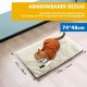 Mora Pets Self-Heating Cat Blanket, Heating Blanket for Cats, Dogs, Heat Blanket, Self-Warming Blanket, Cat Heating Mat, Noiseless Heat Cushion, Washable, Cat Bed, Fluffy and Soft, 74 x 48 cm Mora Pets Self-Heating Cat Blanket, Heating Blanket for Cats, Dogs, Heat Blanket, Self-Warming Blanket, Cat Heating Mat, Noiseless Heat Cushion, Washable, Cat Bed, Fluffy and Soft, 74 x 48 cm