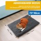 Mora Pets Self-Heating Cat Blanket, Heating Blanket for Cats, Dogs, Heat Blanket, Self-Warming Blanket, Cat Heating Mat, Noiseless Heat Cushion, Washable, Cat Bed, Fluffy and Soft, 74 x 48 cm Mora Pets Self-Heating Cat Blanket, Heating Blanket for Cats, Dogs, Heat Blanket, Self-Warming Blanket, Cat Heating Mat, Noiseless Heat Cushion, Washable, Cat Bed, Fluffy and Soft, 74 x 48 cm