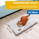 Mora Pets Self-Heating Cat Blanket, Heating Blanket for Cats, Dogs, Heat Blanket, Self-Warming Blanket, Cat Heating Mat, Noiseless Heat Cushion, Washable, Cat Bed, Fluffy and Soft, 74 x 48 cm Mora Pets Self-Heating Cat Blanket, Heating Blanket for Cats, Dogs, Heat Blanket, Self-Warming Blanket, Cat Heating Mat, Noiseless Heat Cushion, Washable, Cat Bed, Fluffy and Soft, 74 x 48 cm