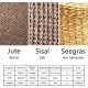 Mouhiv Sisal, Jute Rope for Repairing and Replacing Cat Scratching Posts, 100% Natural Braided Craft Cord for DIY Kittens, Scratching Kicker Toy, Home Office Garden Decoration, Recycling Mouhiv Sisal, Jute Rope for Repairing and Replacing Cat Scratching Posts, 100% Natural Braided Craft Cord for DIY Kittens, Scratching Kicker Toy, Home Office Garden Decoration, Recycling