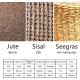 Mouhiv Sisal, Jute Rope for Repairing and Replacing Cat Scratching Posts, 100% Natural Braided Craft Cord for DIY Kittens, Scratching Kicker Toy, Home Office Garden Decoration, Recycling Mouhiv Sisal, Jute Rope for Repairing and Replacing Cat Scratching Posts, 100% Natural Braided Craft Cord for DIY Kittens, Scratching Kicker Toy, Home Office Garden Decoration, Recycling