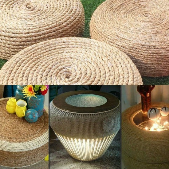 Mouhiv Sisal, Jute Rope for Repairing and Replacing Cat Scratching Posts, 100% Natural Braided Craft Cord for DIY Kittens, Scratching Kicker Toy, Home Office Garden Decoration, Recycling Mouhiv Sisal, Jute Rope for Repairing and Replacing Cat Scratching Posts, 100% Natural Braided Craft Cord for DIY Kittens, Scratching Kicker Toy, Home Office Garden Decoration, Recycling