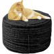 Mouhiv Sisal, Jute Rope for Repairing and Replacing Cat Scratching Posts, 100% Natural Braided Craft Cord for DIY Kittens, Scratching Kicker Toy, Home Office Garden Decoration, Recycling Mouhiv Sisal, Jute Rope for Repairing and Replacing Cat Scratching Posts, 100% Natural Braided Craft Cord for DIY Kittens, Scratching Kicker Toy, Home Office Garden Decoration, Recycling
