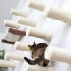 Mouhiv Sisal, Jute Rope for Repairing and Replacing Cat Scratching Posts, 100% Natural Braided Craft Cord for DIY Kittens, Scratching Kicker Toy, Home Office Garden Decoration, Recycling Mouhiv Sisal, Jute Rope for Repairing and Replacing Cat Scratching Posts, 100% Natural Braided Craft Cord for DIY Kittens, Scratching Kicker Toy, Home Office Garden Decoration, Recycling