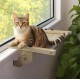 Navaris Cat Hammock for Windowsill - Cosy Sleeping Mat - Window Seat Cat Lounger - Window Sill Lounger for up to 14 kg - Cat Bed Assembly without Tools Navaris Cat Hammock for Windowsill - Cosy Sleeping Mat - Window Seat Cat Lounger - Window Sill Lounger for up to 14 kg - Cat Bed Assembly without Tools