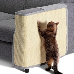 Navaris Cat Scratching Mat, Scratch Protection for Sofa – Sisal Scratching Mat for Cat – Armchair Couch Cat Scratch Mat – Also Suitable for Dogs Navaris Cat Scratching Mat, Scratch Protection for Sofa – Sisal Scratching Mat for Cat – Armchair Couch Cat Scratch Mat – Also Suitable for Dogs