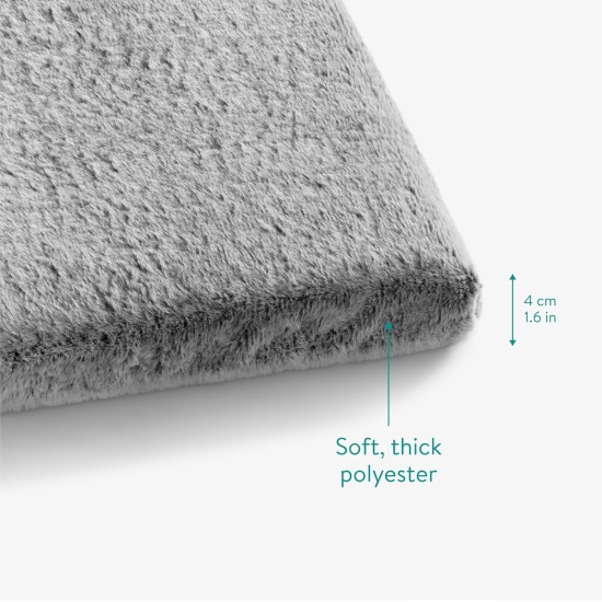 Navaris Self-Heating Blanket for Cats and Dogs - 60 x 45 x 4 cm Heat Mat Heat Blanket Fluffy Soft - Thermal Blanket with Zip and Removable Cover - White Navaris Self-Heating Blanket for Cats and Dogs - 60 x 45 x 4 cm Heat Mat Heat Blanket Fluffy Soft - Thermal Blanket with Zip and Removable Cover - White