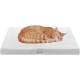 Navaris Self-Heating Blanket for Cats and Dogs - 60 x 45 x 4 cm Heat Mat Heat Blanket Fluffy Soft - Thermal Blanket with Zip and Removable Cover - White Navaris Self-Heating Blanket for Cats and Dogs - 60 x 45 x 4 cm Heat Mat Heat Blanket Fluffy Soft - Thermal Blanket with Zip and Removable Cover - White