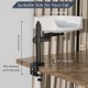 NestChroix Cat Bed for Desk, Raised Cat House Over Desk Keeps Kitten Cat Close and Work Area, Clear Cat Box with Pet Cushion (45° Rotating Pole) NestChroix Cat Bed for Desk, Raised Cat House Over Desk Keeps Kitten Cat Close and Work Area, Clear Cat Box with Pet Cushion (45° Rotating Pole)