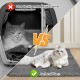 Newpop Grey Blankets for Cats, Heat Mat Cat, Rabbit Blanket, Cat Blanket, Fluffy Pet Blanket, Washable Cushion Outdoor, Cuddly Blanket Dog, Kitty Blanket, Thermal Cat Bed, Pearl Cotton Newpop Grey Blankets for Cats, Heat Mat Cat, Rabbit Blanket, Cat Blanket, Fluffy Pet Blanket, Washable Cushion Outdoor, Cuddly Blanket Dog, Kitty Blanket, Thermal Cat Bed, Pearl Cotton