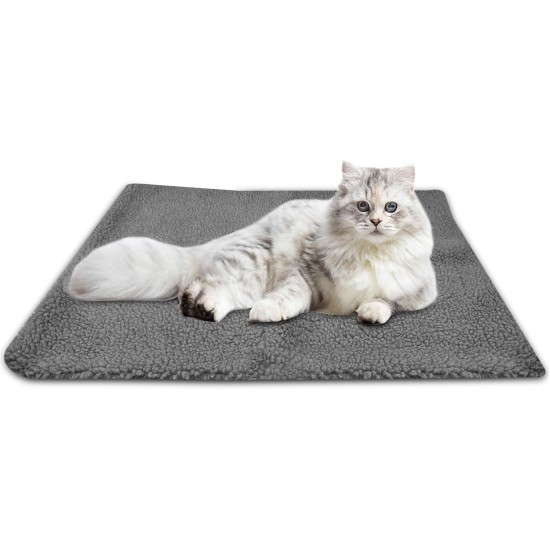 Newpop Grey Blankets for Cats, Heat Mat Cat, Rabbit Blanket, Cat Blanket, Fluffy Pet Blanket, Washable Cushion Outdoor, Cuddly Blanket Dog, Kitty Blanket, Thermal Cat Bed, Pearl Cotton Newpop Grey Blankets for Cats, Heat Mat Cat, Rabbit Blanket, Cat Blanket, Fluffy Pet Blanket, Washable Cushion Outdoor, Cuddly Blanket Dog, Kitty Blanket, Thermal Cat Bed, Pearl Cotton
