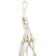 Nicear Cat Hammock, Hand Woven Hanging Swing Bed with Tassel, Hand Knitted Nest Basket for Sleeping and Climbing Kittens and Puppies (30cm without Seat Cushion) Nicear Cat Hammock, Hand Woven Hanging Swing Bed with Tassel, Hand Knitted Nest Basket for Sleeping and Climbing Kittens and Puppies (30cm without Seat Cushion)