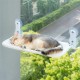 Nicear Wireless Folding Cat Window Seat with 4 Suction Cups Sturdy Frame for Glass Windows and Interior Walls Cat Hammock White 52 x 30 cm Load 20kg Nicear Wireless Folding Cat Window Seat with 4 Suction Cups Sturdy Frame for Glass Windows and Interior Walls Cat Hammock White 52 x 30 cm Load 20kg