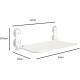 Nicear Wireless Folding Cat Window Seat with 4 Suction Cups Sturdy Frame for Glass Windows and Interior Walls Cat Hammock White 52 x 30 cm Load 20kg Nicear Wireless Folding Cat Window Seat with 4 Suction Cups Sturdy Frame for Glass Windows and Interior Walls Cat Hammock White 52 x 30 cm Load 20kg